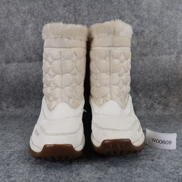 Le Coq Sportif Shoes Mens 7.5 Boots Winter Warm Quilted Outdoor Zip Active White - Picture 3 of 13